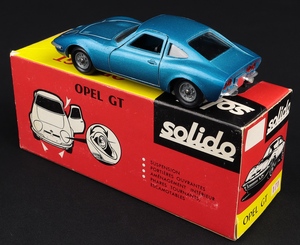 Solido models 171 opel gt w590 back