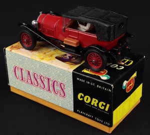 Corgi classics 900 1927 bentley ll531 back