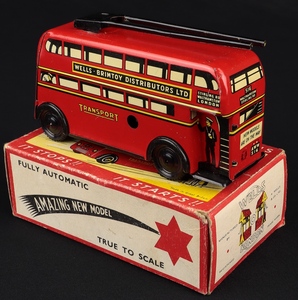 Wells brimtoy 9516 1 trolley bus ll543 back