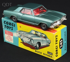 Corgi toys 245 buick riviera ll574 front