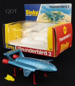 Dinky toys 106 thunderbird 2 ll578 front