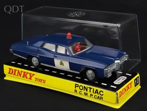 Dinky number 10 pontiac rcmp ll589 front