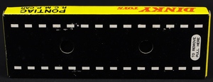 Dinky number 10 pontiac rcmp ll589 plinth