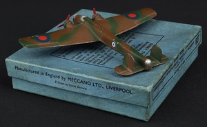 Dinky toys 62t armstrong whitworth whitely bomber ll580 back