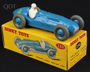 Dinky toys 230 talbot lago racing car ll586 front