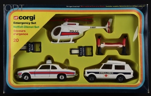 Corgi gift set 20 emergency set ll591 front