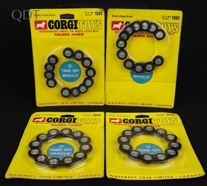Corgi 1351 1352 golden jacks wheels j606 front