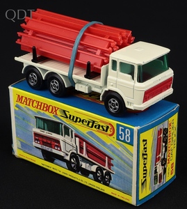 Matchbox superfast 58 daf girder truck c352 front