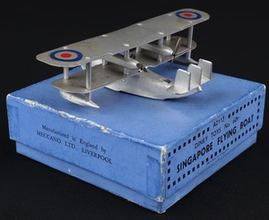 Dinky toys 60h singapore flying boat ll607 back