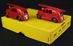 Trade box dinky toys 25h 250 streamlined fire engine ll609 back