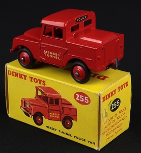 Dinky toys 255 mersey tunnel police van ll610 back