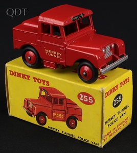 Dinky toys 255 mersey tunnel police van ll610 front