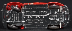 Corgi toys 256 volkswagen 1200 east african safari rhino ll637 base