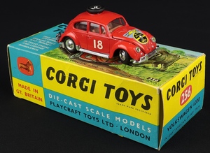 Corgi toys 256 volkswagen 1200 east african safari rhino ll637 view