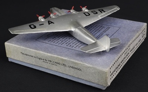 Dinky toys 62p armstrong whitworth ensign airliner ll646 back