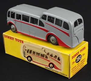 Dinky toys 29f 280 observation coach ll653 back