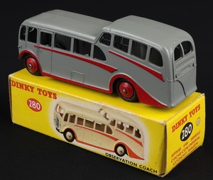 Dinky toys 280 observation coach ll654 back