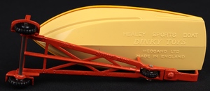 Dinky toys 796 healey sports boat trailer ll656 base