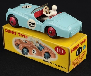 Dinky toys 111 triumph tr2 sports ll669 back
