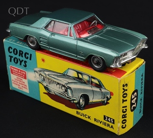 Corgi toys 245 buick riviera ll702 front
