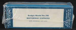 Budgie 296 motorway express coach ll717 base