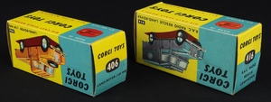 Corgi toys boxes 406 416 ll733 back