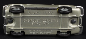 Corgi toys 310 1 chevrolet corvette sting ray ll740 base