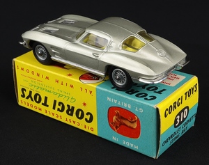 Corgi toys 310 1 chevrolet corvette sting ray ll740 back