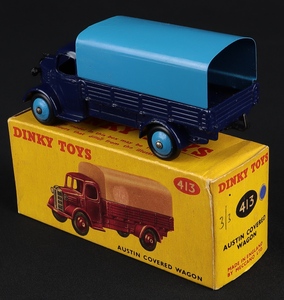 Dinky toys 413 austin covered wagon ll752 back