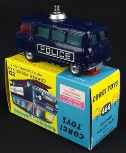 Corgi toys 464 commer police van back
