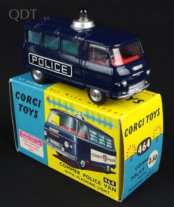 Corgi toys 464 commer police van front