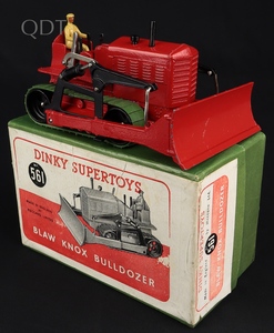 Dinky supertoys 561 blaw knox bulldozer cc824 front