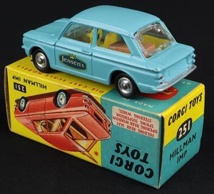 Corgi toys 251 jensen's hillman imp ll764 back