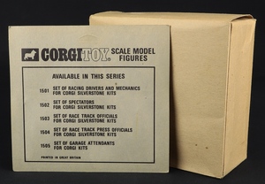 Corgi toys 1505 garage attendants ll768 back