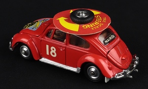 Corgi toys 256 volkswagen 1200 east african safari with rhino ll772 back
