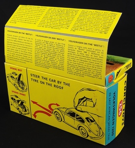 Corgi toys 256 1 volkswagen 1200 east african safari with rhino ll772 box