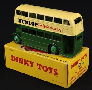 Dinky toys 290 double deck bus dunlop ll774 back
