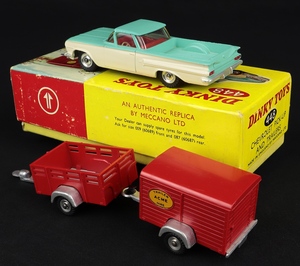 Dinky toys 448 chevrolet pick up trailers ll784 back