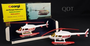 Corgi toys prototype 931 jet ranger helicopter front