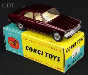 Corgi toys 252 rover 2000 ll789 front