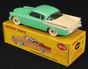 Dinky toys 169 studebaker golden hawk ll794 back