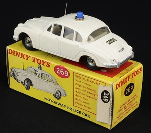 Dinky toys 269 motorway police car ll807 back