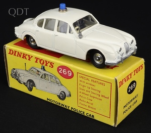 Dinky toys 269 motorway police car ll807 front