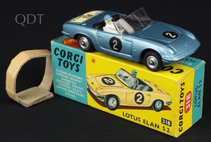 Corgi toys 318 lotus elan s2 ll807 front