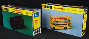 Corgi toys 471 silver jublilee tansport 470 disneyland bus ll810 back