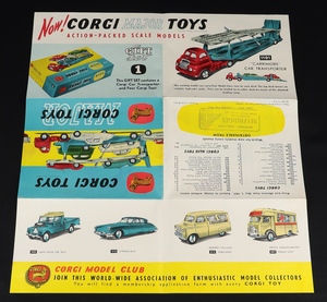 Corgi leaflets 1957 ll812 c3 back