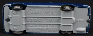 Corgi toys 253 mercedes 220 se coupe ll819 base