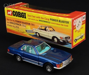 Corgi toys 393 mercedes 350sl ll969 front