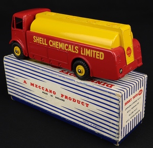 Dinky toys 991 aec tanker shell chemicals limited ll990 back