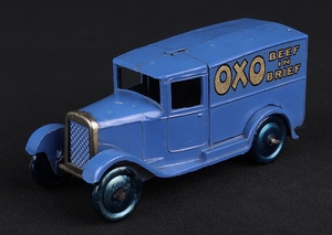 Dinky toys 28d oxo first type delivery van mm85 front 1